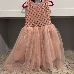 Kids Pink / rose gold dress
